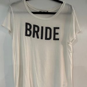 Bride shirt